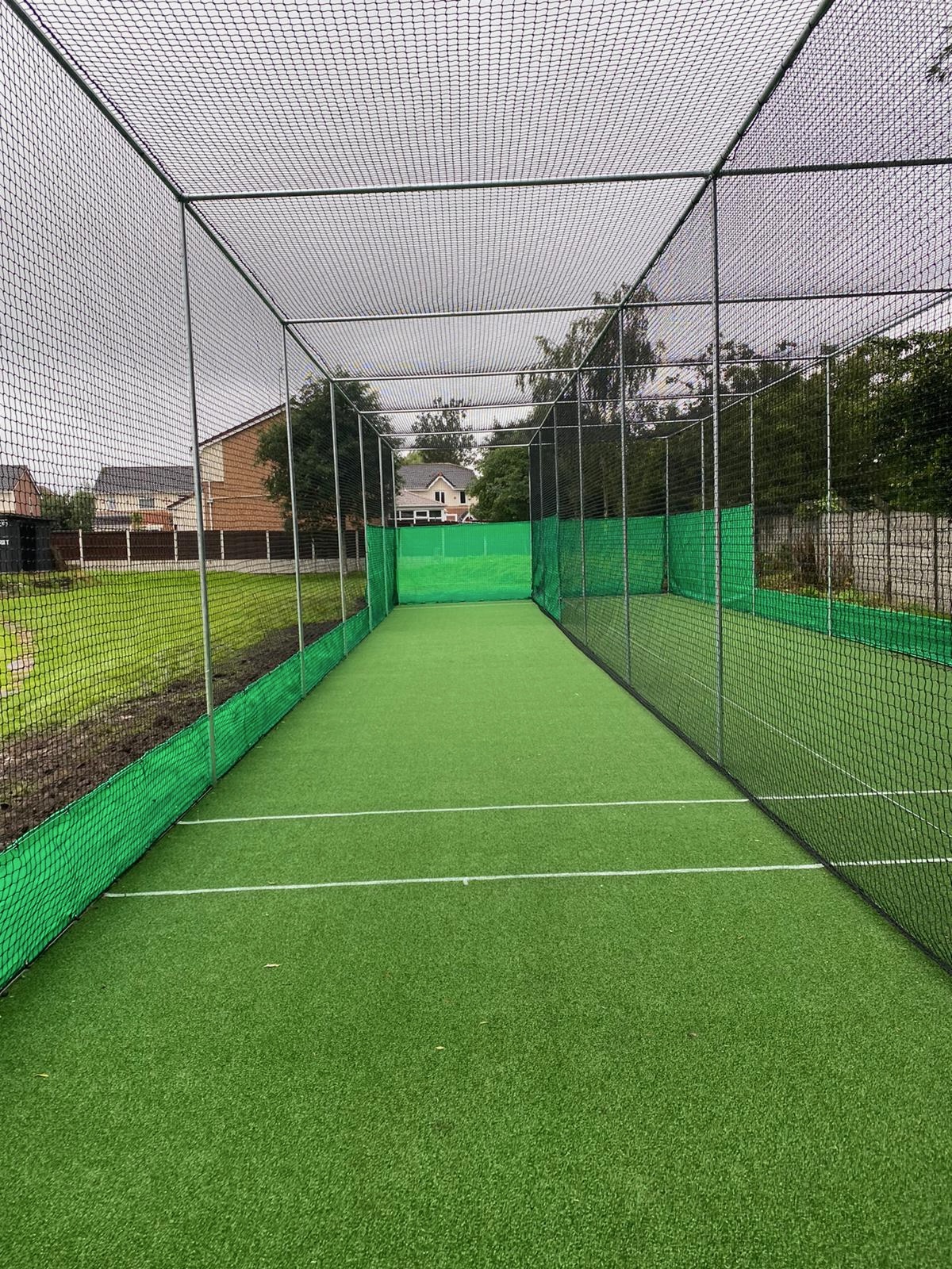 Cricket net installation